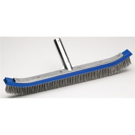 Ocean Blue Water Products Ocean Blue Water Products 110017B 18 in. Curved Algae Brush with Aluminum Back 110017B